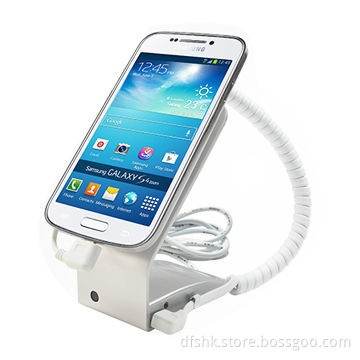 retail automation system that secure and charge mobile phone